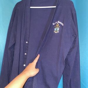 Delta Gamma crest cardigan